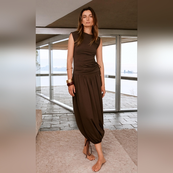 Zara Ballon Skirt Size M And Rushed T Shirt Size L